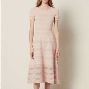Sandro pink dress size 36